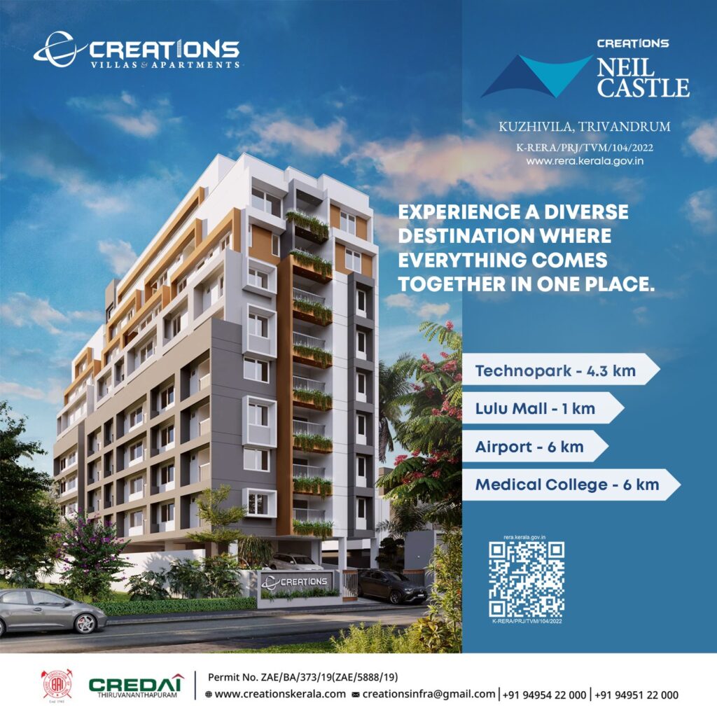 Creations Villas & Apartments – The Pioneers Among Top Builders in Trivandrum